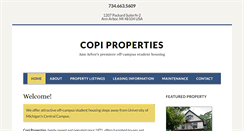 Desktop Screenshot of copiproperties.com